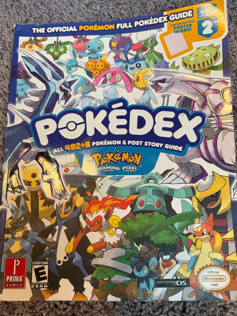 Pokemon Diamond & Pearl Pokedex Prima Official Guide Vol 2 (2007) - Good Cond